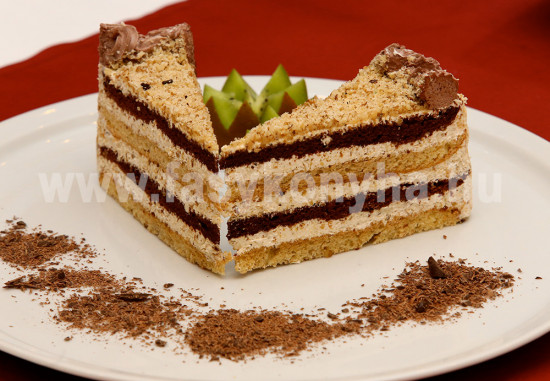 desszert Kakaós diós torta