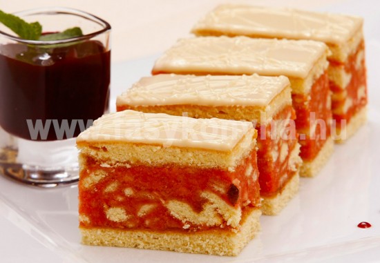 desszert Puncsos szelet