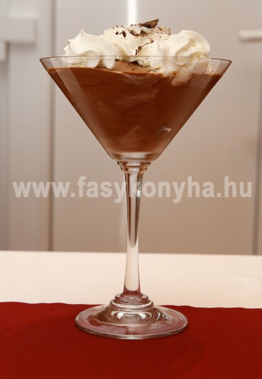 desszert Csokoládé mousse