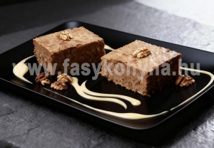 Rizsfelfújt diósan vaníliamártással