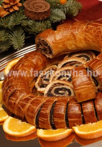 menu Mákos diós kakaós bejgli koszorú 