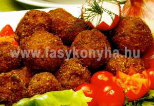 foetel Petrezselyemmel fűszerezett húsgolyók