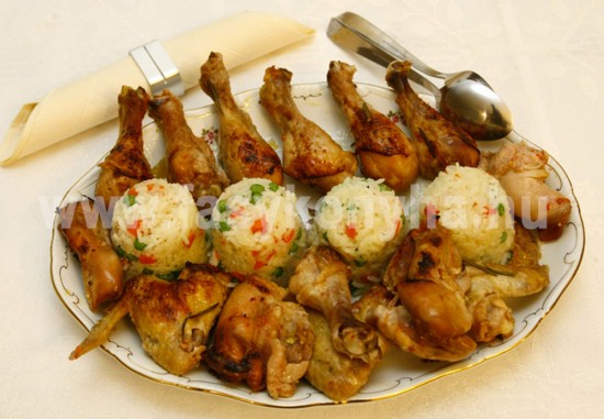 foetel Pirított mézes sültcsirke finomságok illatosan