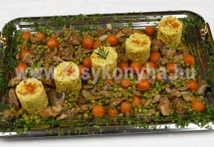 foetel Rozmaringos gombás bárányragu sáfrányos rizzsel