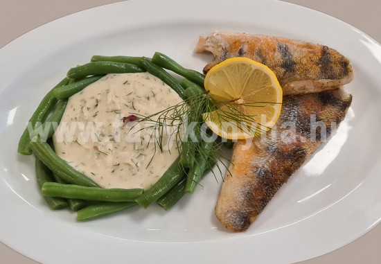 foetel Süllőfilé zöldbabbal kapormártással